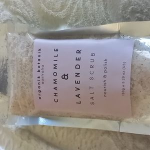 •NEW•Organik Botanik Calming Lavender & chamomile salt scrub